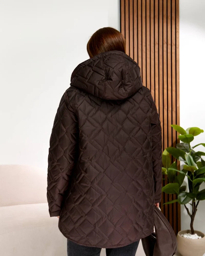 Демисезонная куртка, плащевка · арт. 01425, размеры 48-62 — Фото 6 из 6