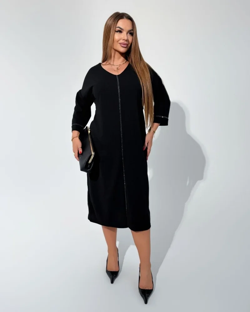 Rochie de ocazie, crep-diving, mărimi 52-66