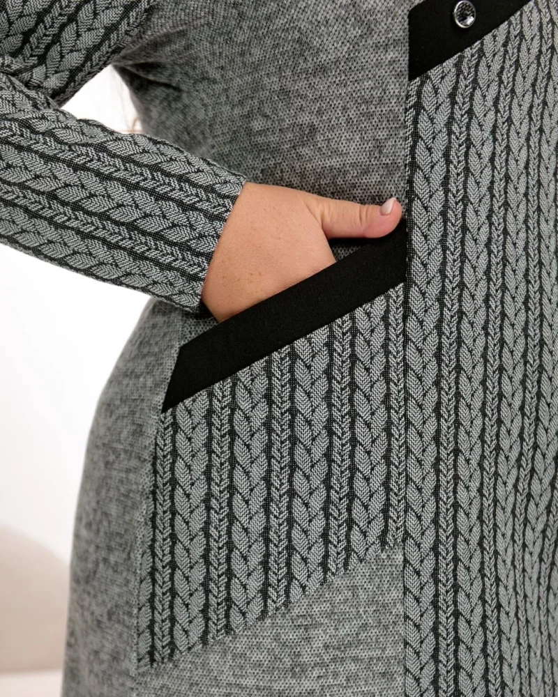 Rochie, tricot, mărimi 50-60 — Foto 5 din 5