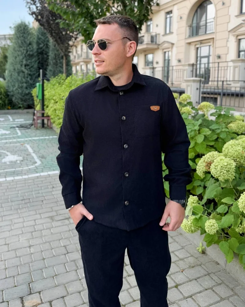Costum casual, catifea reiată, mărimi 44-58 — Foto 5 din 6
